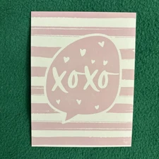 Leanin’ Tree Valentine’s Day Greeting Note Card “XOXO…”