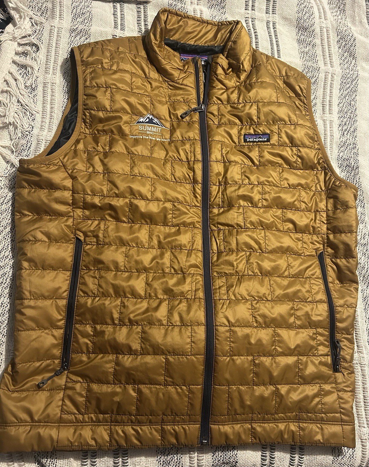 Patagonia Mens Nano Jacket Puffer Vest XL Raptor Brown NWT FA24 84242 thumbnail 4
