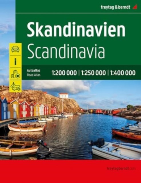 Scandinavia Road Atlas by Freytag-Berndt (Spiral bound)