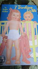 QUEEN HOLDEN Vintage SEVEN DARLING DOLLS Paper DOLLS BOOKLET - 1999