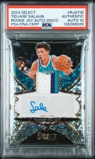 2024-25 Panini Select - Tidjane Salaun - Rookie Jer Auto Disco - PSA Auth Aut 10