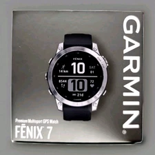 Garmin fēnix 7 GPS Watch - Silver/Graphite NEW FREE SHIP