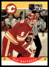 1990-91 Pro Set Ric Nattress Calgary Flames #426