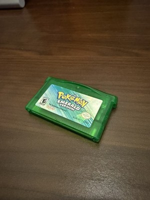 Pokemon Emerald Version GBA Cartridge Authentic, New Battery