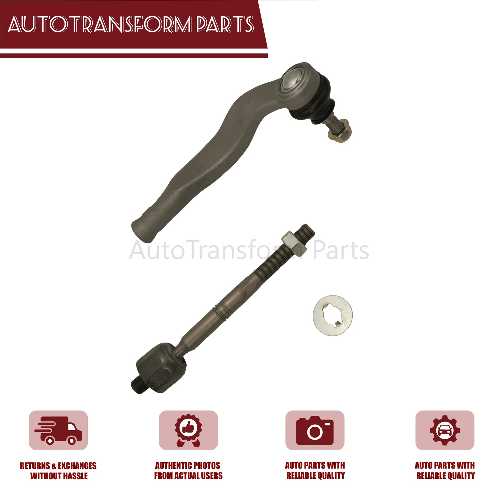 For 2019-2023 Maserati Levante 673007161 Left Inner Tie Rod Ball Joint US