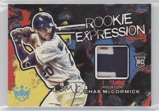 2022 Diamond Kings Rookie Expression Relics Holo Blue /25 Chas McCormick RC