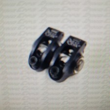 GO KART RACING CLONE ROLLER ROCKER SET STANDARD 1.2 : 1.0 RATIO BLACK ALUMINUM
