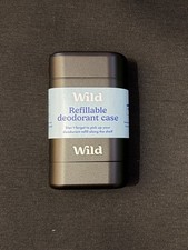 Wild Refillable Deodorant Case Eco Friendly Zero Waste Black *BRAND NEW*