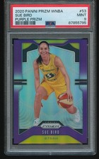 Sue Bird 2020 Panini Prizm WNBA Purple Prizm #53 /125 PSA 9