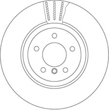 TRW DF6624S Disque Simple Bmw Série 5 Berline (E60)(2003->) 3,0 - 145Kw 197Cv Tu