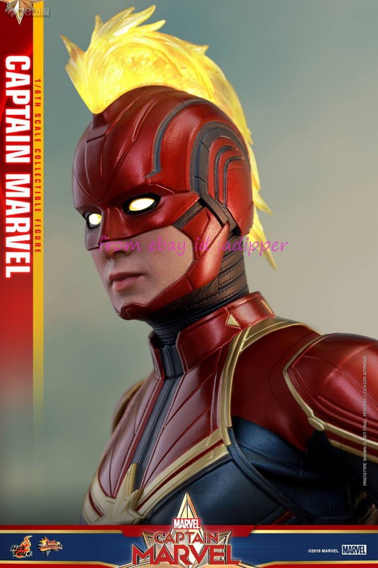 Perfect HT 1/6 Mms521 Captain Marvel Action Figure In Stock Model