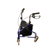 Drive Ultralight Three Wheel Folding Walking Aid Frame With Bag