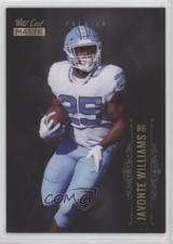 2021 Wild Card MATTE Retail Black Javonte Williams #MBC-8 Rookie RC 0hk3. rookie card picture
