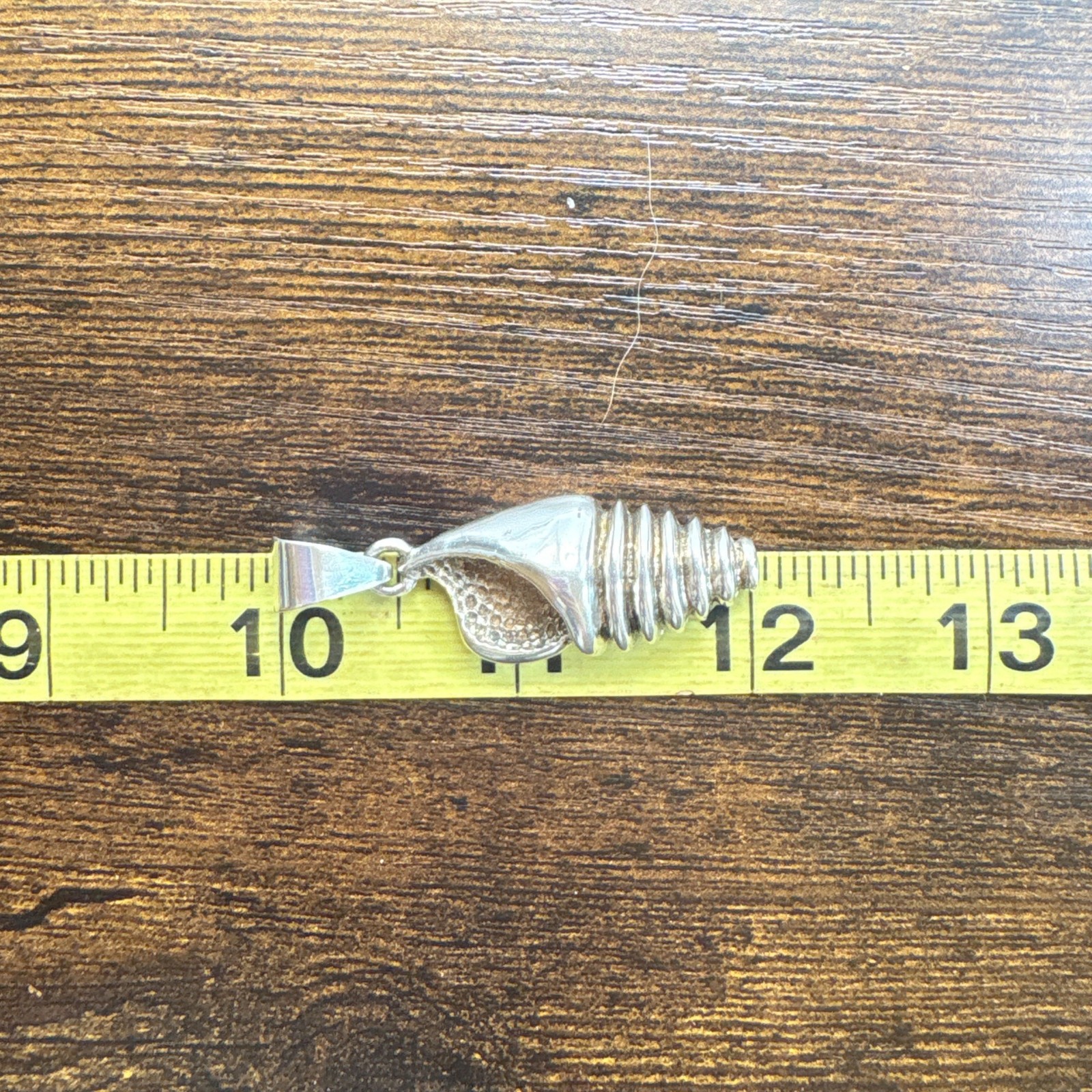 VTG Solid Sterling Silver 925 Conch Shell Design … - image 11