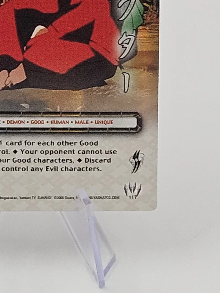 Inuyasha Demon with a Heart TCG 117 Yokai Foil Ultra Rare Card Holo CCG 1st - Image 3 of 4
