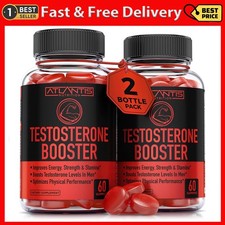 NEW Testosterone Booster for Men Gummies - Enhances Strength Stamina