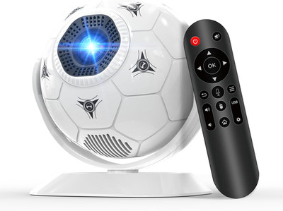 2026 Mini Football Projector, 4K, WiFi 6, Bluetooth 5.4, Smart Home Theater