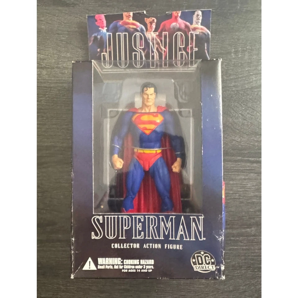Novo Na Caixa Boneco de Ação Superman Justice Estatueta DC Direct Series 1 Alex Ross  - Imagem 3 de 4