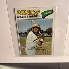 Willie Stargell Pittsburgh Pirate Hall of Fame 1977 Topps MLB Baseball Card #460