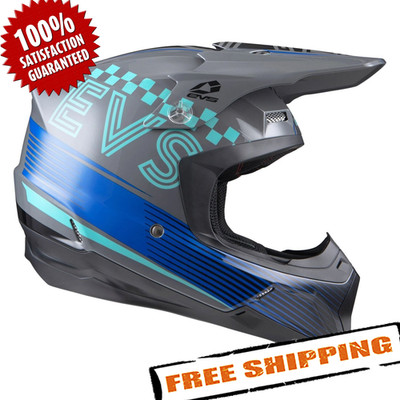 EVS H20T5T-GY-XXL 2XL Grey T5 Torino Helmet