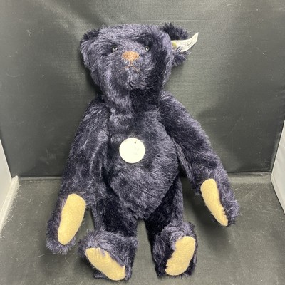 Steiff 1909 テディベア 1994年製 Steiff Teddy Bear 1909 Replica Dark Blue W/growler | eBay