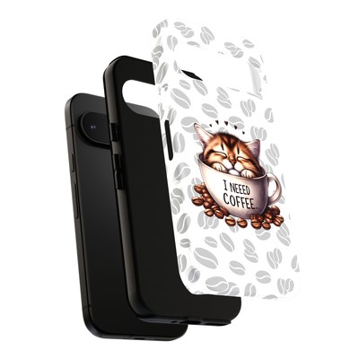 Case For Google Pixel (Pixel 9,8,7,6,5 |5G/Pro/XL),Need Coffee Cat Print
