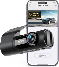 Dash Cam 2K WiFi Dash Camera for Cars Night Vision 24-Hour Parking Monitor