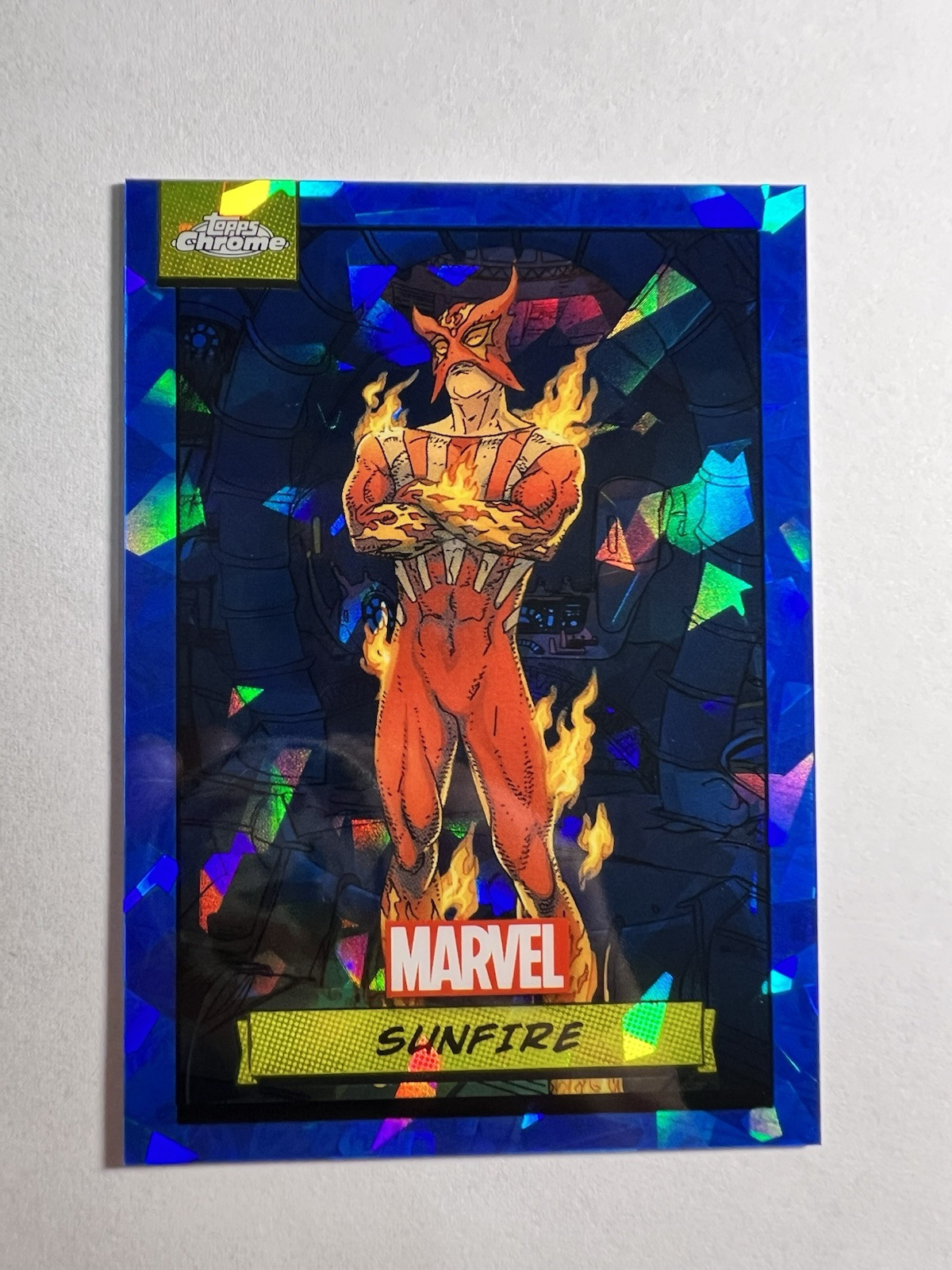 2024 Topps Marvel Sapphire Chrome Base - 142 Sunfire