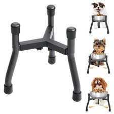 Elevated Dog Bowls  1 Pack , Adjustable Metal Raised Raised Dog Bowl Stand ...
