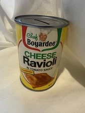 Vintage Collectible Chef Boyardee Cheese Ravioli Bank Original 1985
