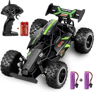 MARKENLOS Ferngesteuertes Auto 2,4 GHz 1:18 RC Auto Monster Truck 2WD Offroad RC 20km/h