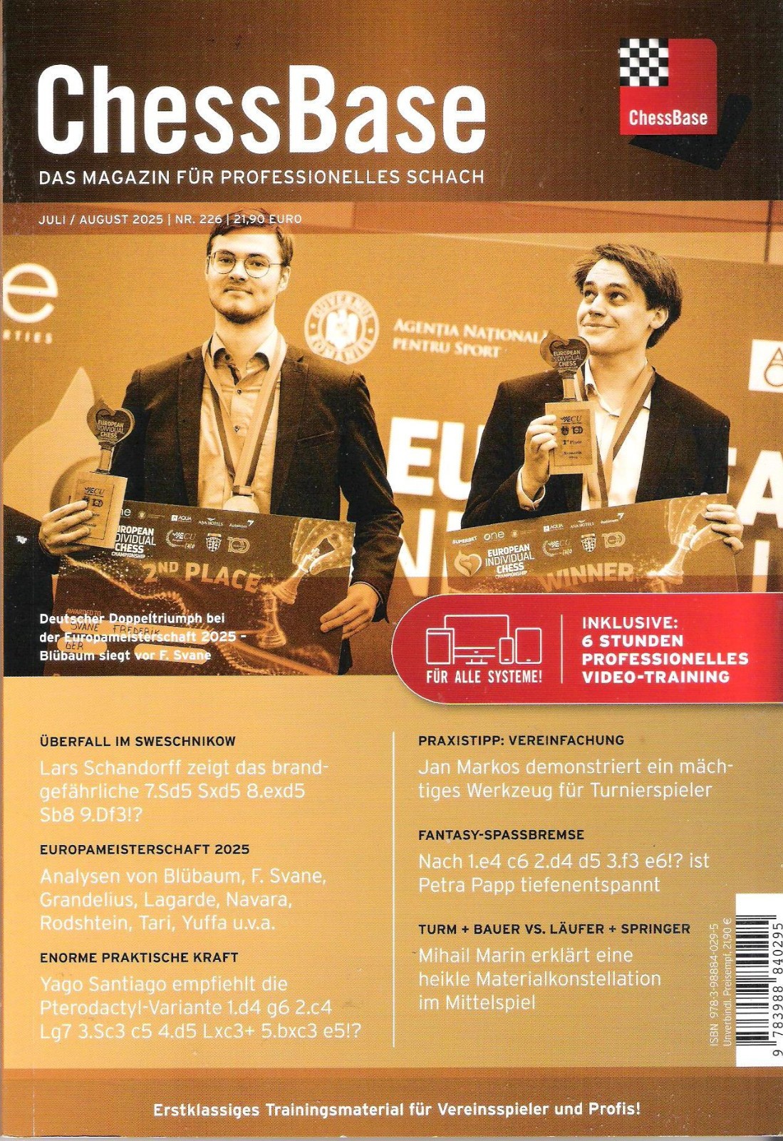 ChessBase Magazin / Magazine 226 - Heft + Code - Schach / Chess - NEU /