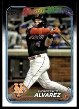 Francisco Alvarez 2024 Topps #383 Mets MLB READ FREE SHIPPING AutographDen
