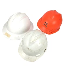 Bullard & MSA Safety Hat Lot - Medium V-Gard z94.1-2015 Z89.1 2003 1997