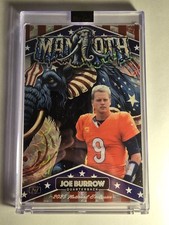 2025 Wild Card National Exclusive Mammoth 1 Of 1 Joe Burrow Sparkle