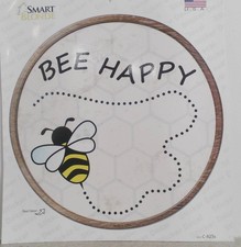 Bee Happy 12" Circle Decal Sticker