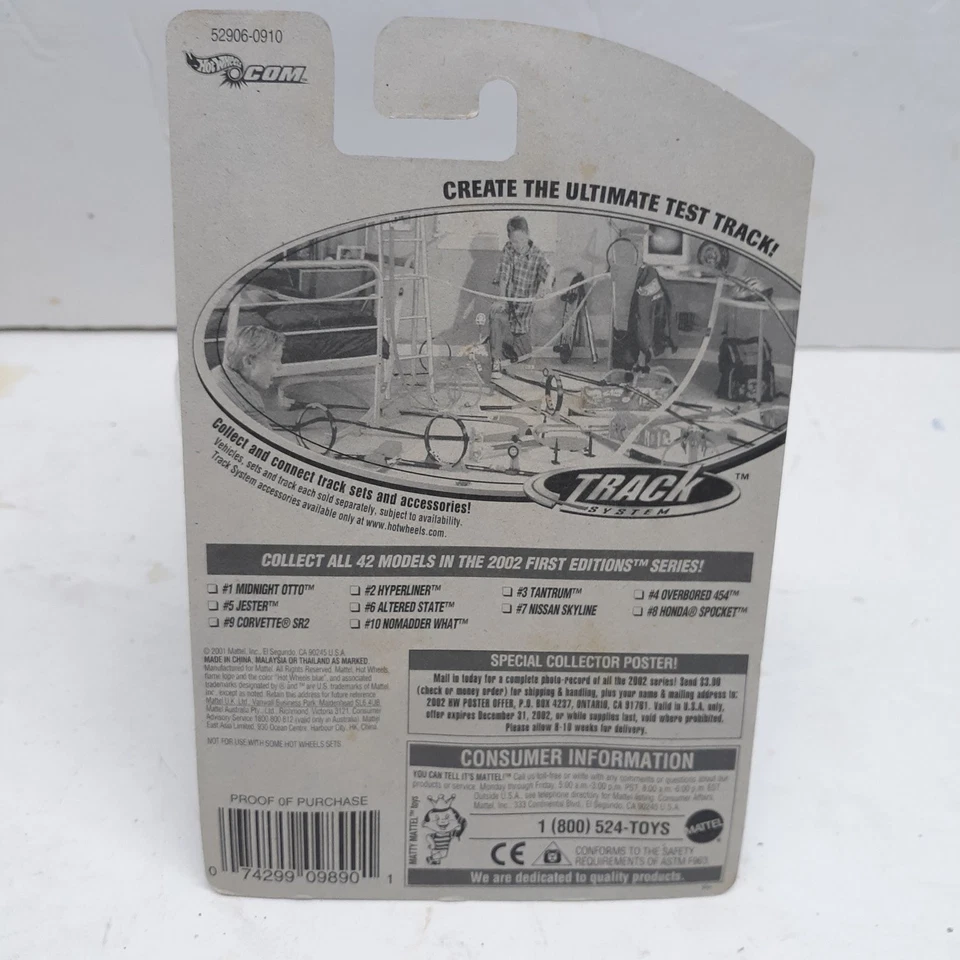 Modelo de coche de carreras estatal alterado diecast escala 1:64 Hot Wheels Foto 2 de 3