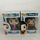 Funko POP! Disney Beauty and The Beast Gaston #240 & Belle #238 with protector