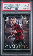 2023-24 Seleziona Calcio Serie A Impressioni Artistiche Francesco Camarda PSA 10 - RC