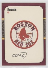 1987 Donruss Opening Day Box Set Boston Red Sox Team #266 0f3j