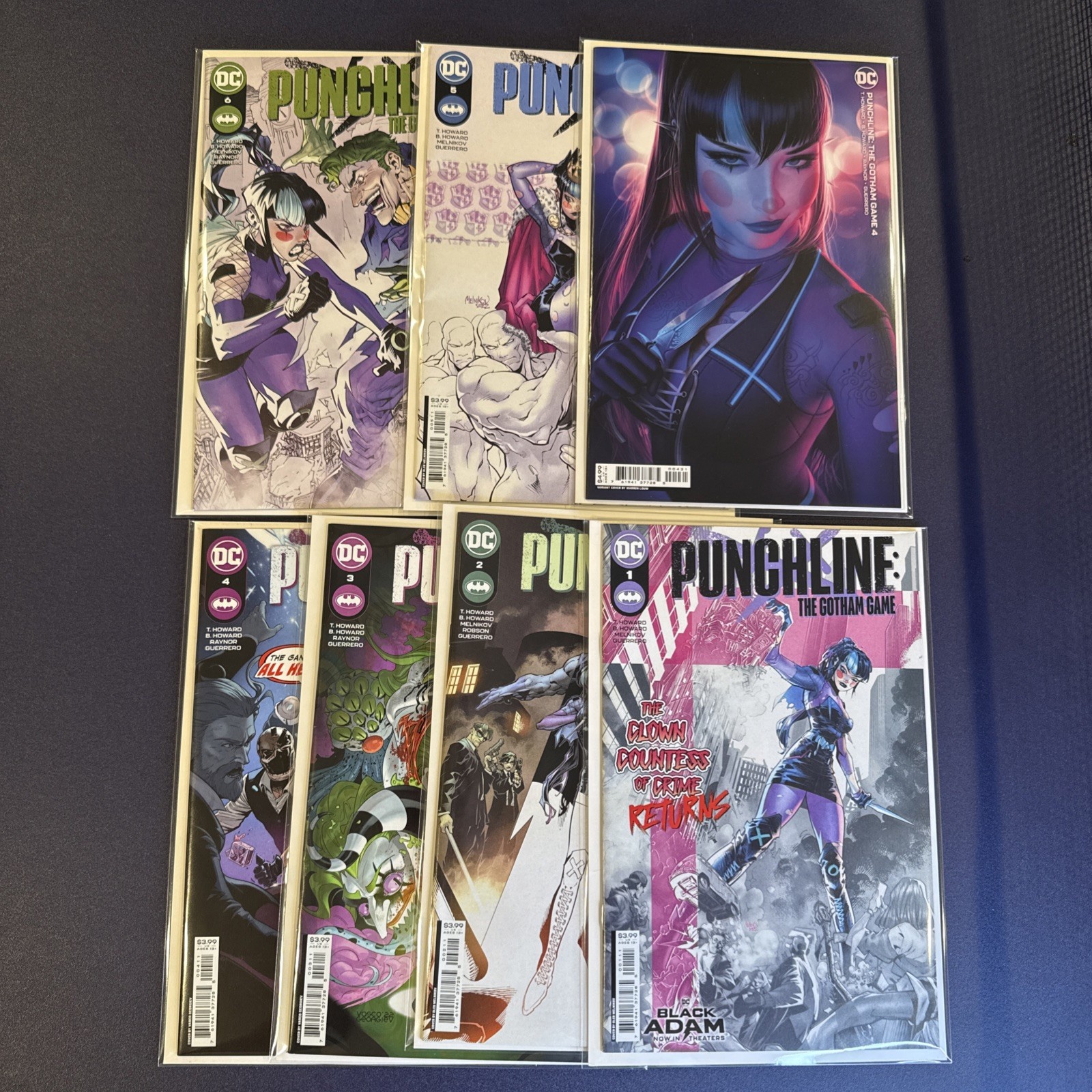 Punchline: The Gotham Game #1-6, DC, 2022 Full Run - 7 DC Comics - WARREN LOUW