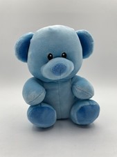 Ty Baby Blue Lullaby Teddy Bear Sewn Eyes 2017 6" Soft Squishy