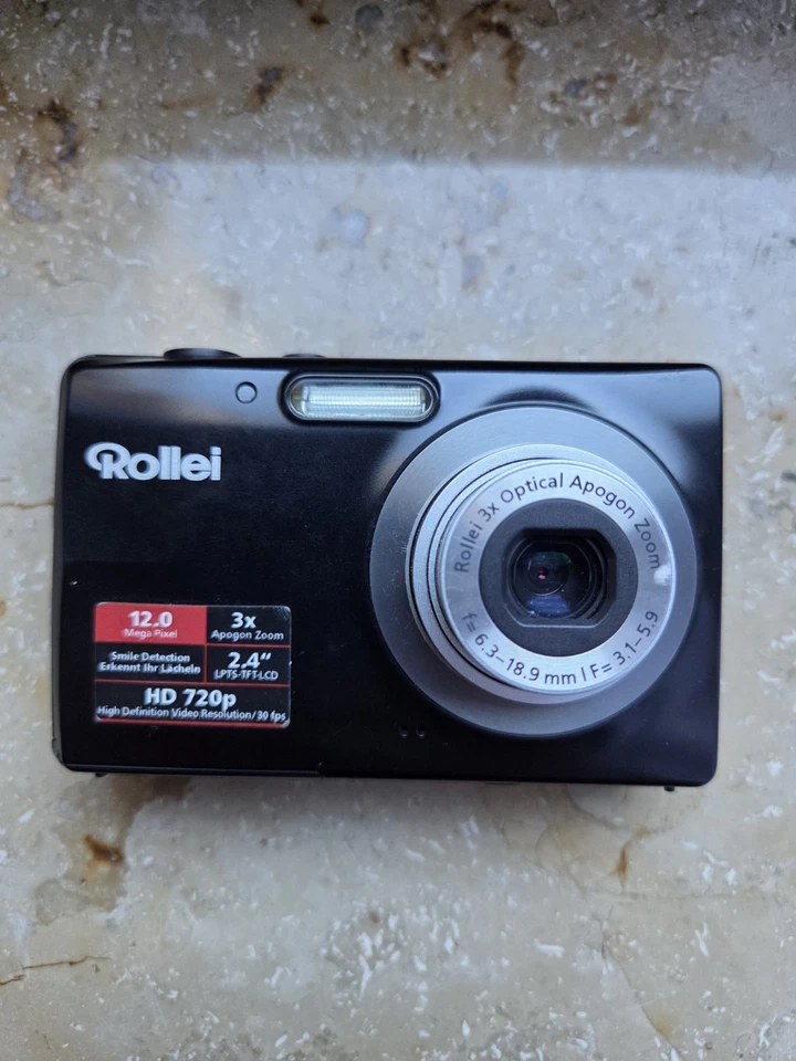 DEFEKT Rollei Compactline 203 Digitale Kamera Digitalkamera 12 Megapixel - Bild 2 von 3