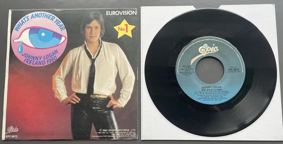 Johnny Logan - What’s Another Year 7” Record Eurovision Ireland 1980 - Image 2 of 2