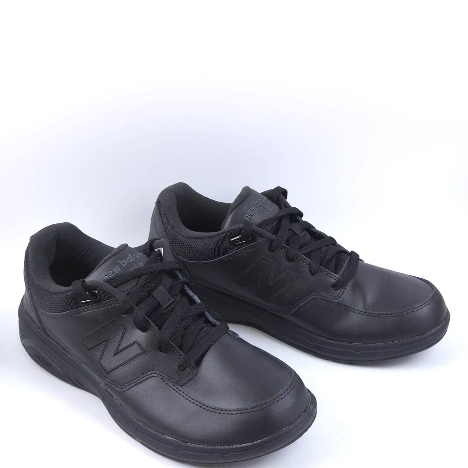 Mens New Balance 813 Rollbar Black Leather Walking Shoes Siz