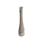 Vintage Hobnail Milk Glass Footed Rose Bud Swung Glass Vase 9 1/2” White