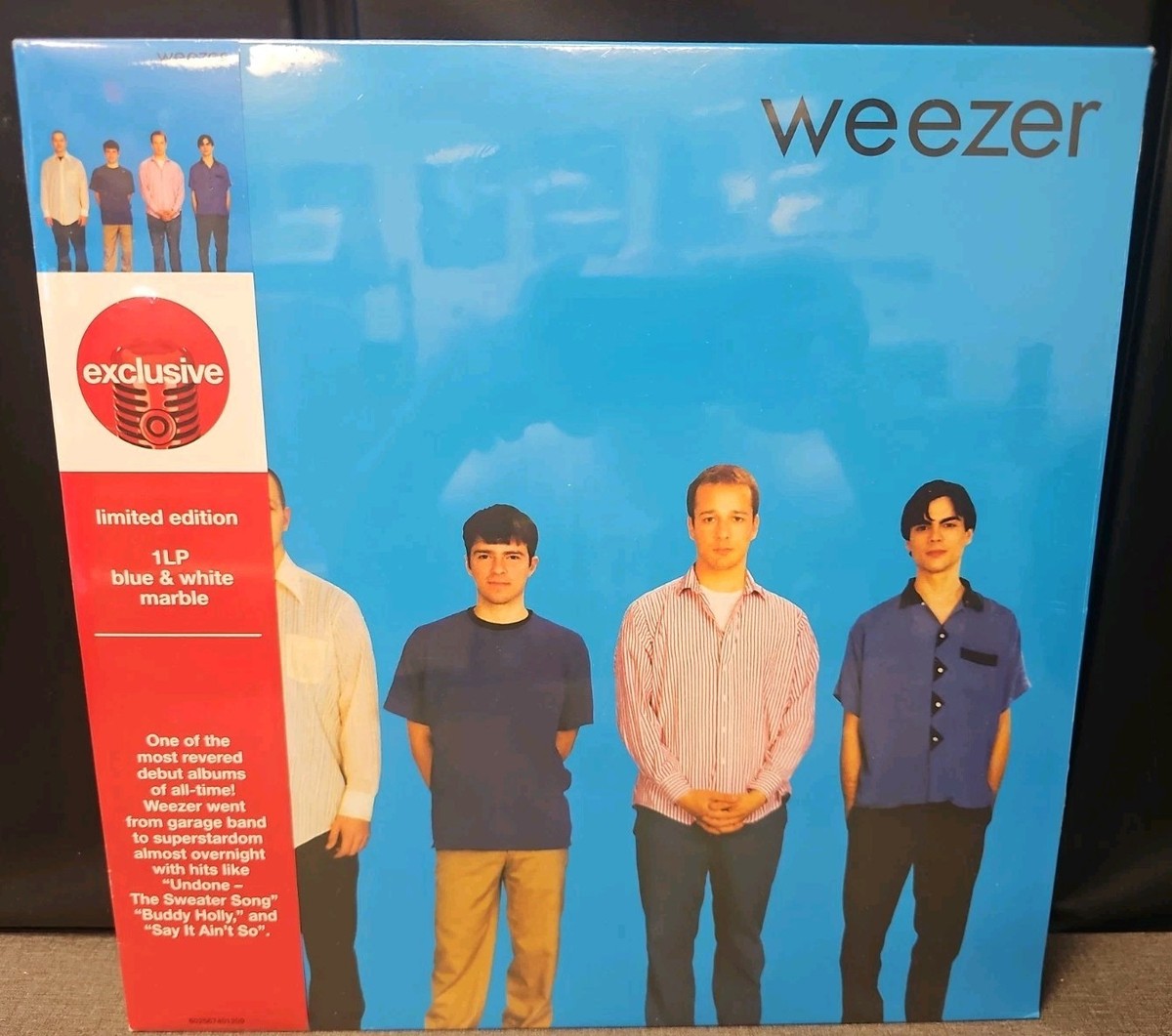 Weezer Blue Album LP Target Exclusive Blue White Marble NEW SEALED
