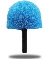 Tonmp Twist-On Cobweb Duster Head Brush // Spider Web for Outdoor Blue