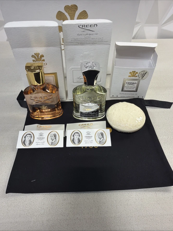 CREED ACQUA FIORENTINA/ PERFUMED OIL /SOAP GIFT SET  75ml 100%AUTHENTIC - Image 2 of 4