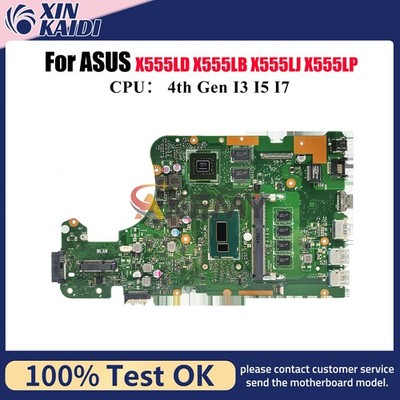 X555LD Motherboard For ASUS R557L VM590L R556L W519L FL5800L Mainboard W/CPU